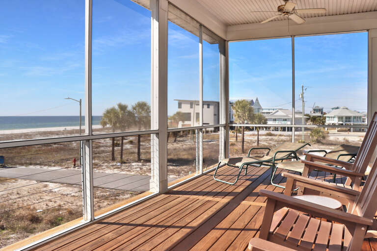 Beachfront Screened Deck
