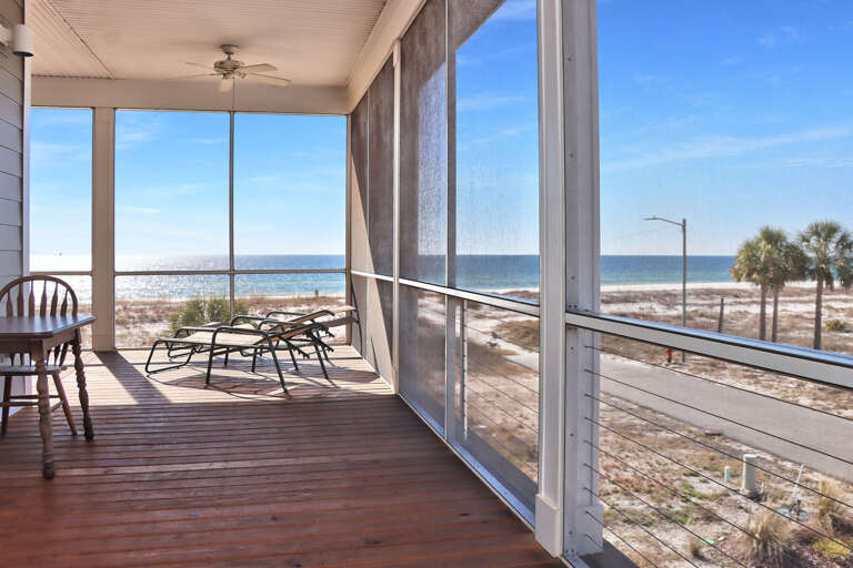 Wraparound Screened Deck