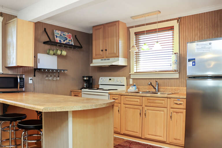 Kitchen with Bar Seating Kitchen with Bar Seating