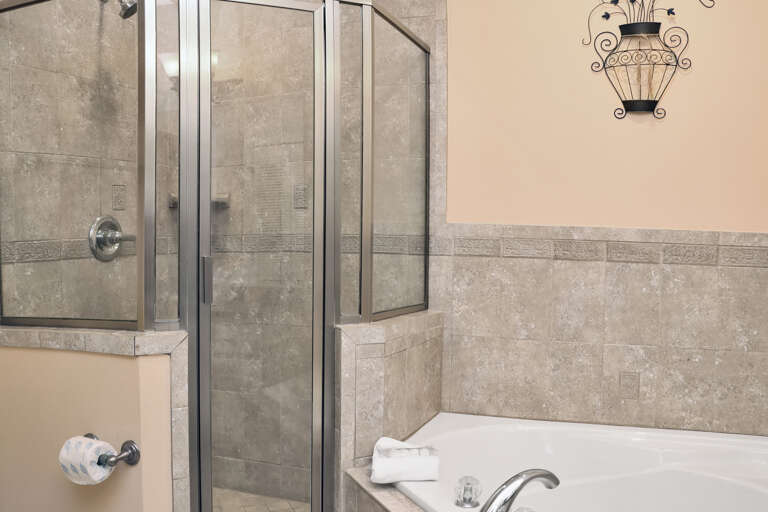 Bedroom 1 - Master Bathroom Shower Bedroom 1 - Master Bathroom Shower