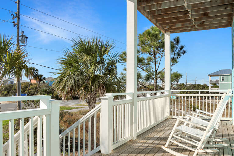 Rockers on First Floor Deck