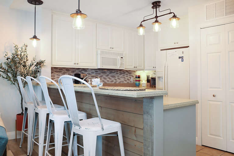 Kitchen with Bar Seating