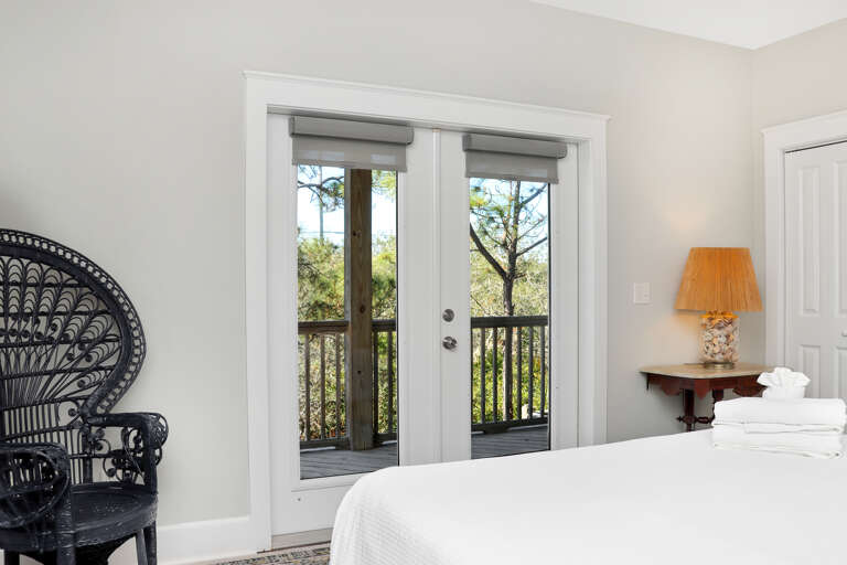 Bedroom 2 with Bay Front Deck