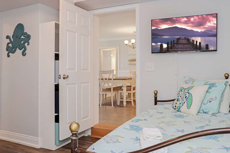 Bedroom 1 with TV