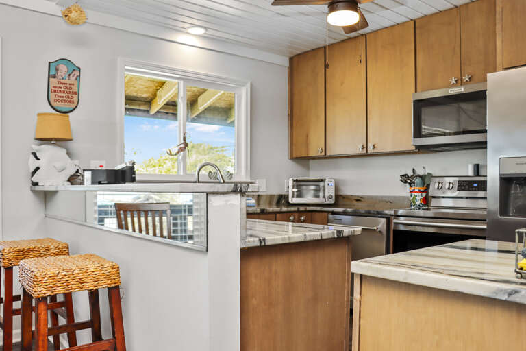 Kitchen with Bar Seating