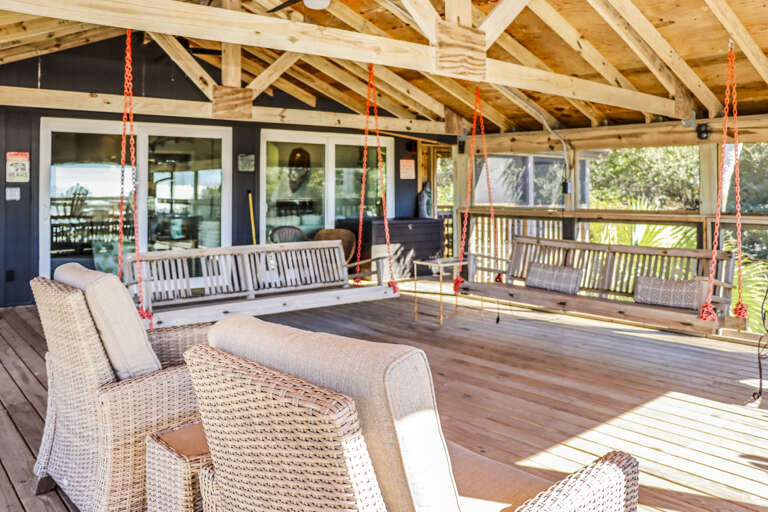 Large Deck with Plenty of Seating