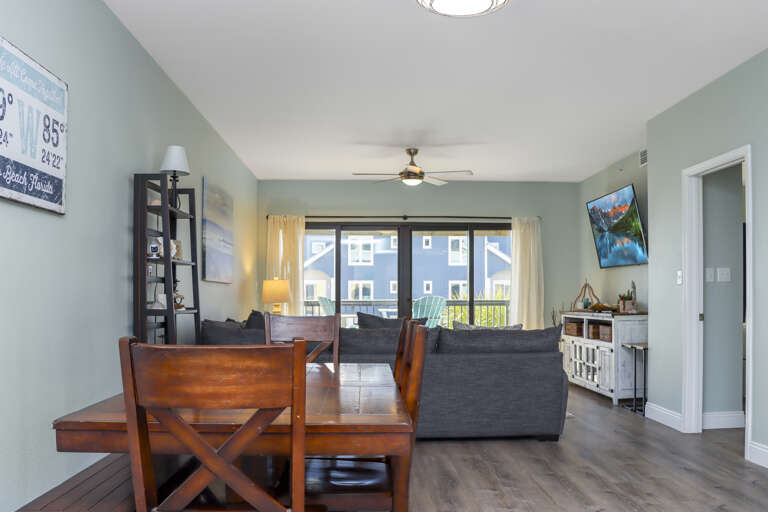 Dining Area and Living Room