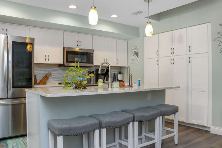 Kitchen with Ample Cabinet Space
