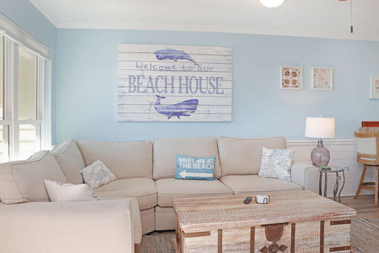 Living Room with Sleeper Sofa