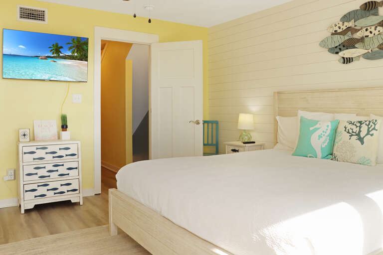 Bedroom 1 with TV