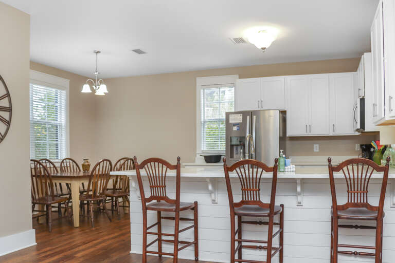 Bar Seating and Dining Area
