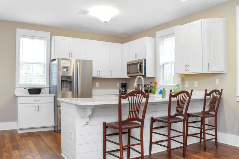 Kitchen with Bar Seating