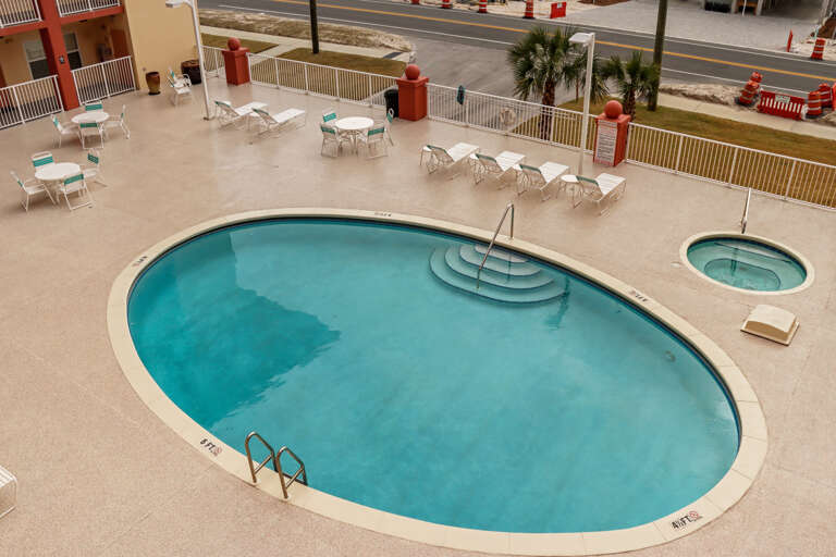 View of Community Pool and Hot Tub