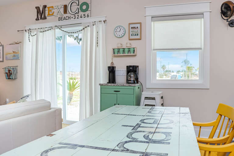 Dining Area and Coffee Bar