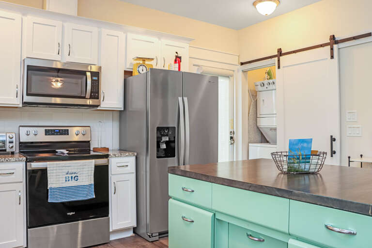 Kitchen with Laundry Closet
