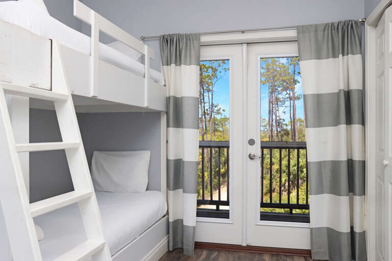 Bedroom 3 with Roadside Deck