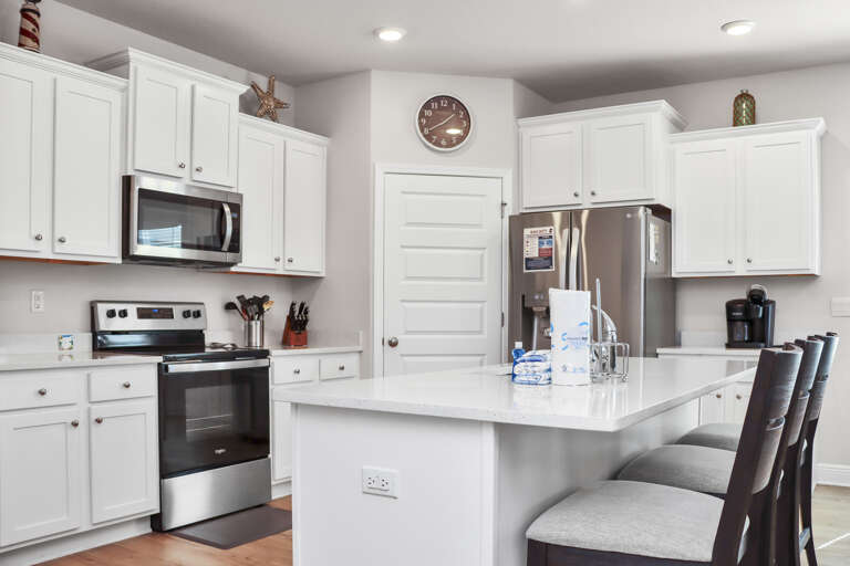 Kitchen with Bar Seating