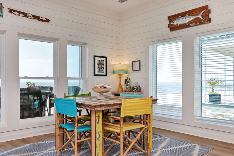 Beachfront Dining for Four