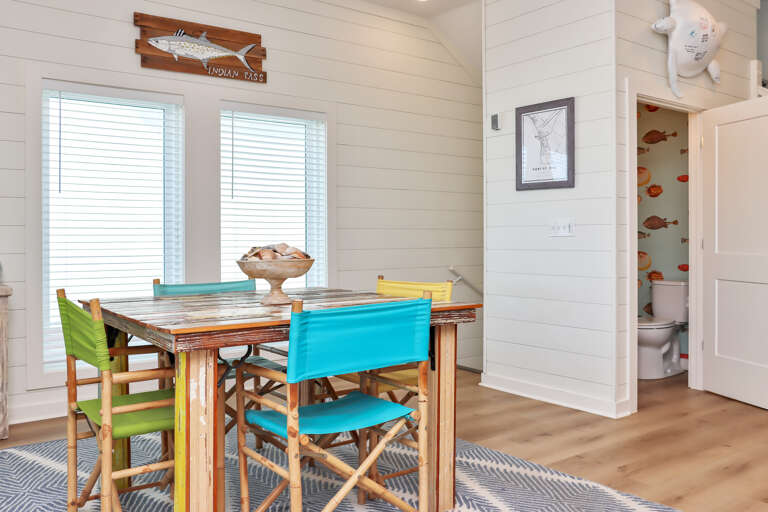 Dining and Half Bath on Main Floor