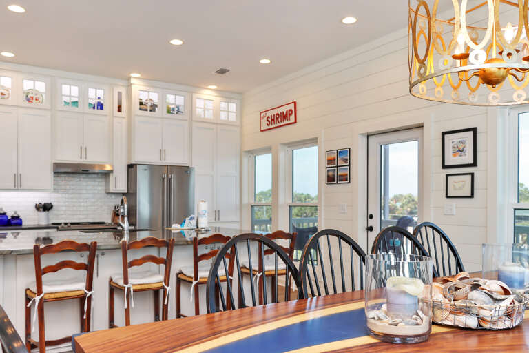 Dining Table and Bar Seating