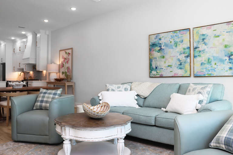 Living Room and Dining Area