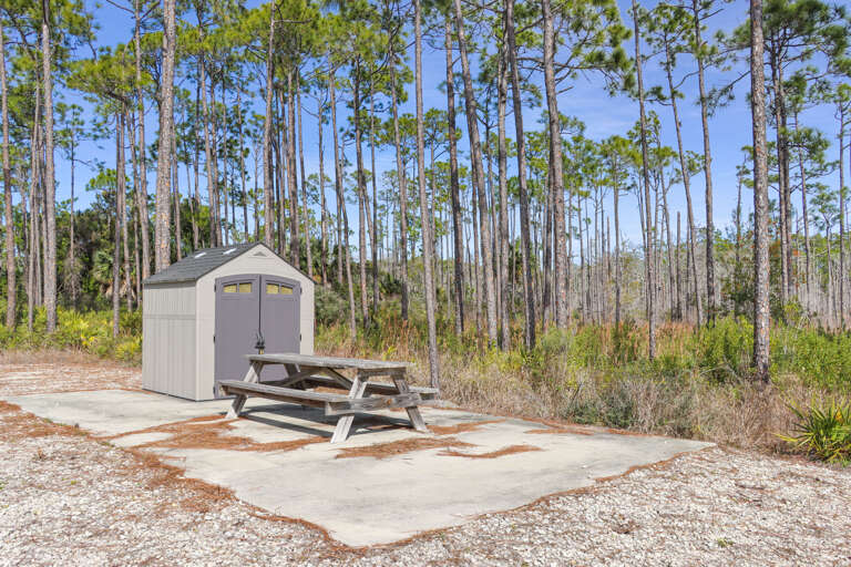 Picnic Area and Storage