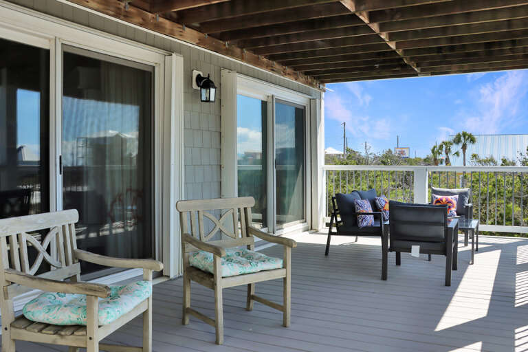 First Floor Covered Deck