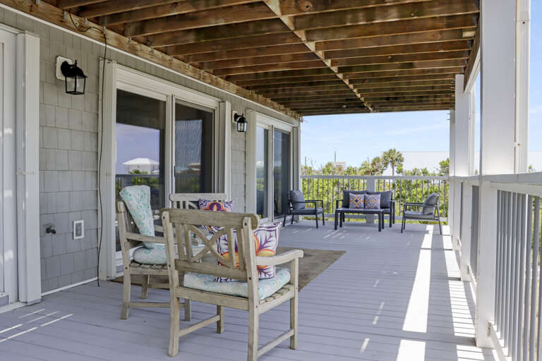 First Floor Covered Deck