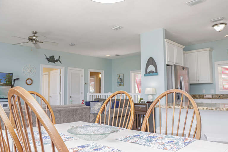 Dining, Kitchen and Living Room