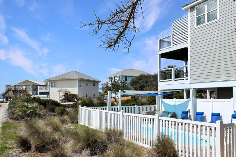Private Pool with Beach Access Down Street