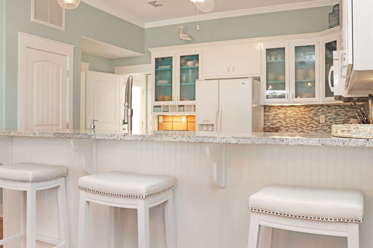 Kitchen with Bar Seating Kitchen with Bar Seating