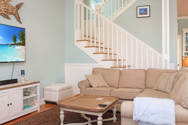 Living Room and Stairs to Second Floor Living Room and Stairs to Second Floor