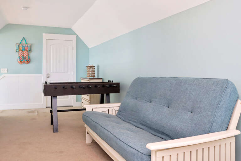 Upstairs Loft with Fooseball Table