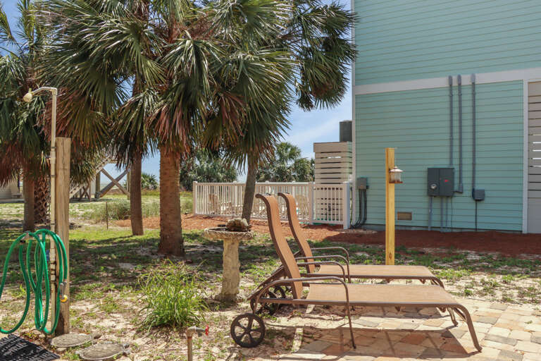 Grilling Area and Outdoor Shower