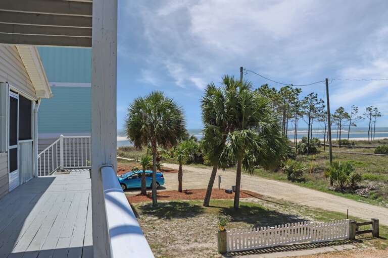 Roadside Deck with View of Beach Access
