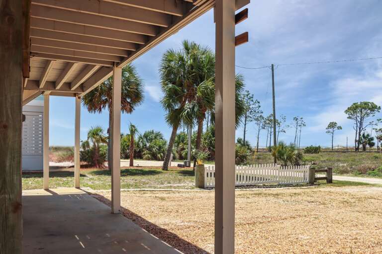 Beach View from Under House