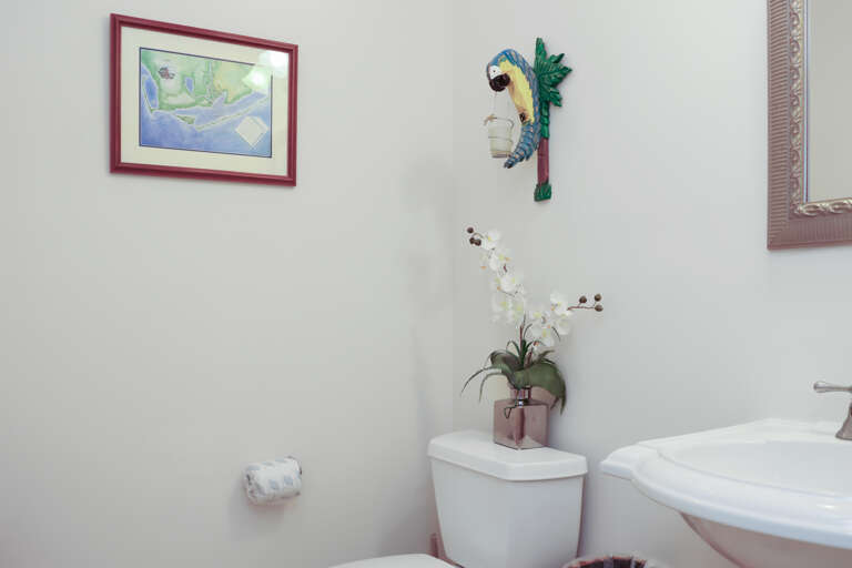 Half Bathroom on First Floor