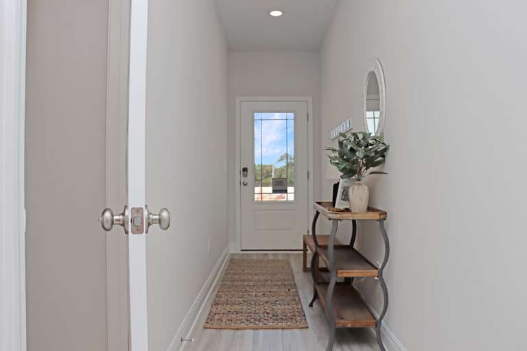 Front Door Entrance and Half Bathroom Front Door Entrance and Half Bathroom