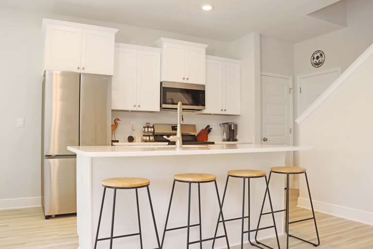 Kitchen with Bar Seating Kitchen with Bar Seating