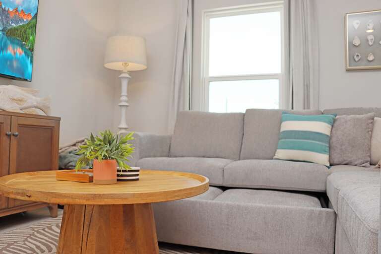 Living Room with Sectional Sleeper Sofa Living Room with Sectional Sleeper Sofa