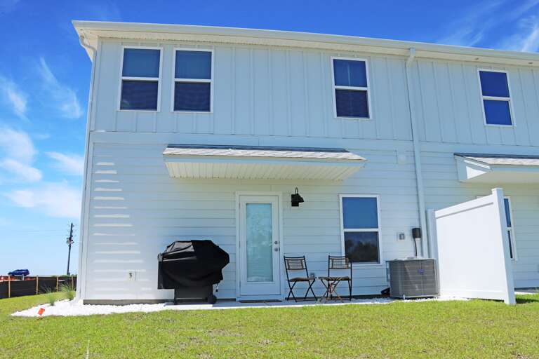 Back Patio with Gas Grill Back Patio with Gas Grill