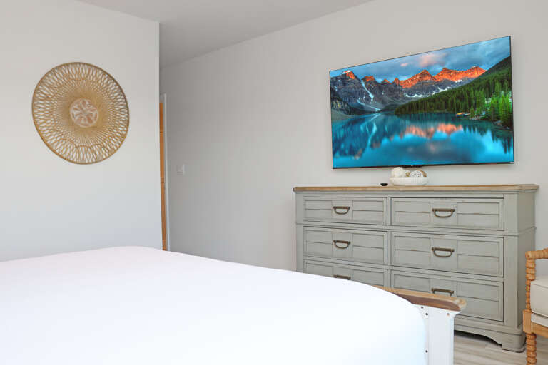 Bedroom 1 with TV
