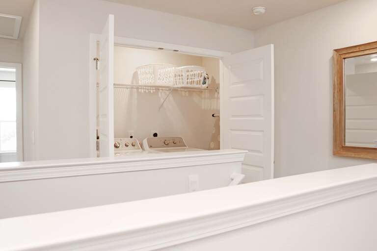 Upstairs with Laundry Closet
