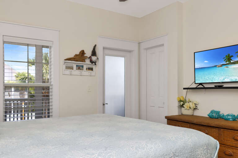 Bedroom 1 with Screened Deck