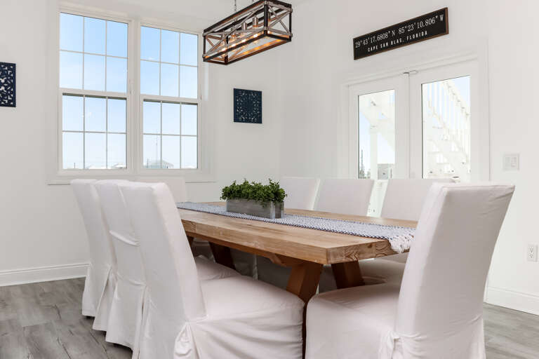 Dining Area and Gulf View Deck