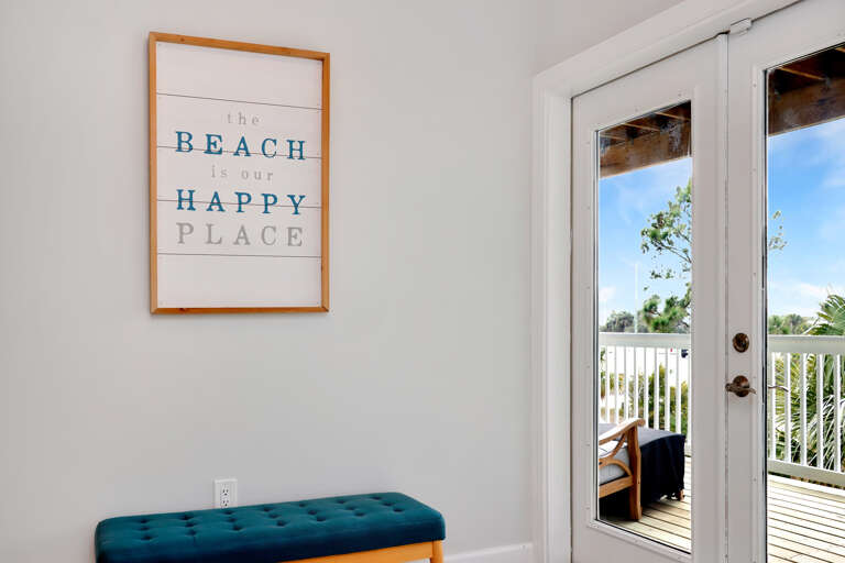 First Floor with Covered Deck