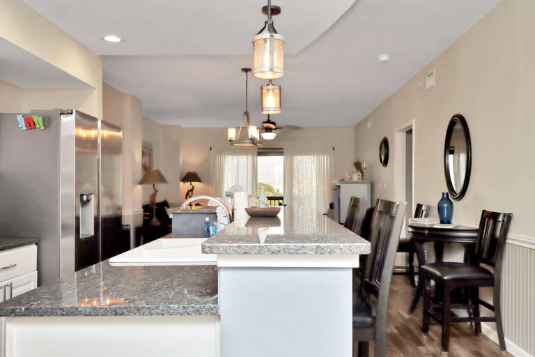 Kitchen and Living Area