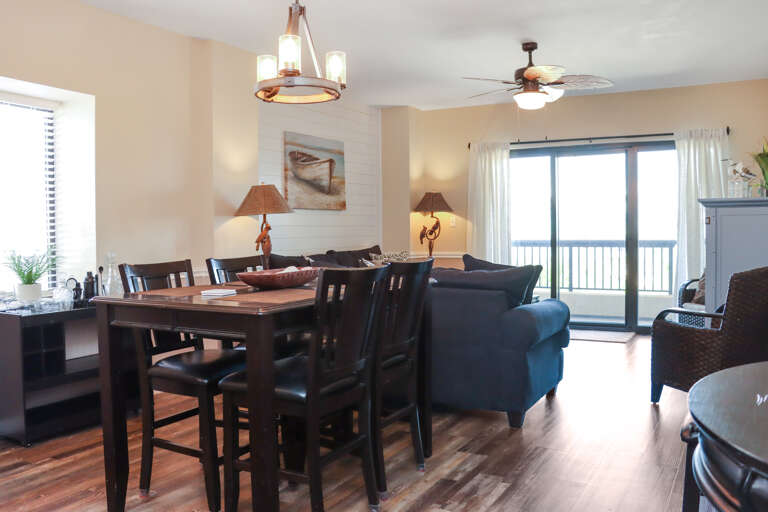 Dining Area and Living Room