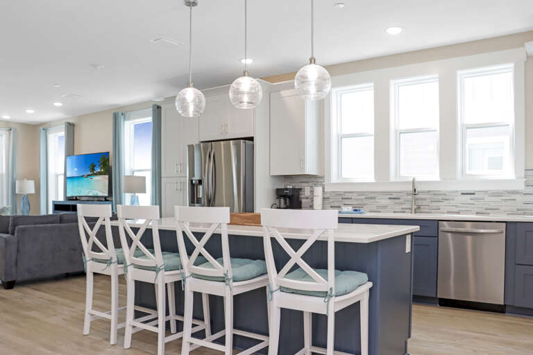 Kitchen with Bar Seating Kitchen with Bar Seating