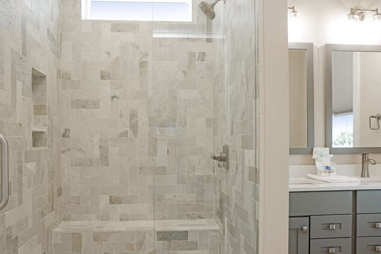 Bedroom 1 - Master Bathroom with Shower